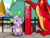 Size: 9966x7481 | Tagged: safe, artist:bronytoss, derpy hooves, spike, dragon, pegasus, pony, g4, absurd resolution, american dragon jake long, amusement park, angry, disappointed, female, jake long, mare