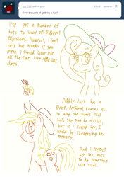 Size: 652x925 | Tagged: safe, artist:conner cogwork, applejack, carrot top, golden harvest, g4, carrot top's garden