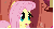 Size: 500x271 | Tagged: safe, screencap, fluttershy, pegasus, pony, g4, animated, eye shimmer, female, folded wings, gif, hub logo, indoors, looking at something, looking away, mare, open mouth, solo, wings