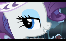 Size: 1024x640 | Tagged: safe, screencap, princess platinum, rarity, g4, hearth's warming eve (episode), hearth's warming eve, solo, youtube caption