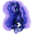 Size: 1000x1000 | Tagged: safe, artist:shironiki, princess luna, alicorn, pony, g4, female, mare, simple background, solo, transparent background