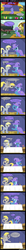 Size: 1231x11992 | Tagged: safe, artist:evil-dec0y, berry punch, berryshine, bon bon, derpy hooves, lyra heartstrings, minuette, sweetie drops, trixie, pegasus, pony, unicorn, comic:trixie vs., g4, allergies, angry, apology, behaving like a dog, cape, clothes, comic, derpy hooves is not amused, eating contest, excited, female, gritted teeth, guilty, hat, mare, muffin, oh crap, oh crap face, remorse, screaming, stage, swollen, teeth, tongue out, trixie's cape, trixie's hat, unamused