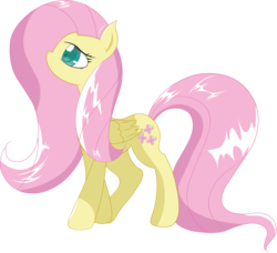 Size: 3604x3283 | Tagged: safe, artist:joemasterpencil, fluttershy, pony, g4, female, high res, simple background, solo, transparent background