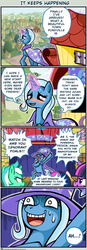 Size: 500x1440 | Tagged: safe, artist:uzumaxi, bon bon, lyra heartstrings, sweetie drops, trixie, twilight sparkle, g4, comic