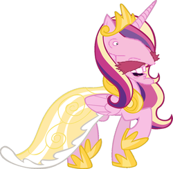 Size: 556x544 | Tagged: safe, princess cadance, alicorn, pony, g4, female, mare, nigel thornberry, solo