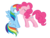 Size: 8000x6000 | Tagged: safe, artist:atmospark, pinkie pie, rainbow dash, earth pony, pegasus, pony, g4, .psd available, absurd resolution, duo, female, kiss on the lips, kissing, lesbian, mare, ship:pinkiedash, shipping, simple background, surprise kiss, surprised, transparent background, vector, wingboner