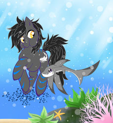 Size: 900x978 | Tagged: artist needed, source needed, useless source url, safe, oc, oc only, shark, underwater