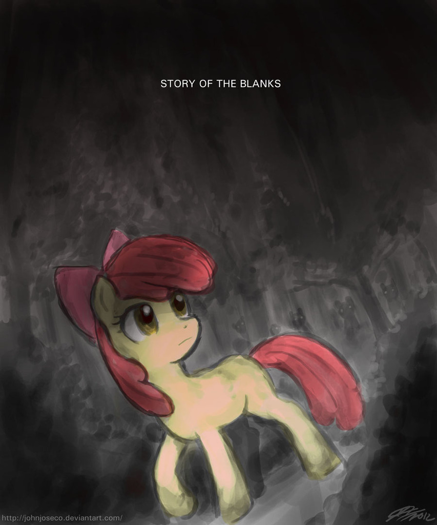 Safe Artist Johnjoseco Apple Bloom Earth Pony Pony Story Of The Blanks Female