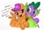 Size: 1571x1072 | Tagged: safe, artist:littletiger488, scootaloo, spike, g4, element of loyalty, female, male, new rainbow dash, ship:scootaspike, shipping, straight