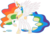 Size: 1600x1092 | Tagged: safe, artist:vunlinur, princess celestia, alicorn, pony, g4, dyed mane, female, liquid rainbow, mare, simple background, solo, transparent background, vector