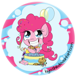 Size: 640x648 | Tagged: safe, artist:kiyoshiii, pinkie pie, earth pony, pony, g4, female, solo