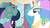 Size: 1366x768 | Tagged: safe, screencap, princess celestia, twilight sparkle, alicorn, pony, unicorn, g4, duo, duo female, female, god, horn, hub logo, logo, mare, the hub, youtube caption, youtube link