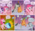 Size: 850x762 | Tagged: safe, artist:fadri, marble pie, octavia melody, pinkie pie, twilight sparkle, earth pony, pony, unicorn, comic:and that's how equestria was made, g4, bait and switch, cello, comic, grand galloping gala, musical instrument, party cannon, pie sisters, sisters, twins, unicorn twilight, what a twist