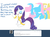 Size: 982x720 | Tagged: safe, artist:bambooharvester, aloe, lotus blossom, rarity, g4, ask, rarity replies, spa twins, tumblr