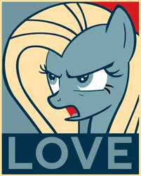 Size: 2013x2508 | Tagged: safe, fluttershy, g4, high res, love, poster, propaganda
