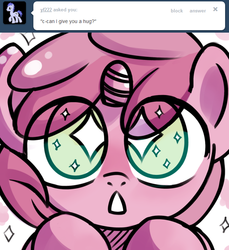 Size: 645x705 | Tagged: safe, artist:haute-claire, ruby pinch, pony, ask ruby pinch, g4, ask, solo