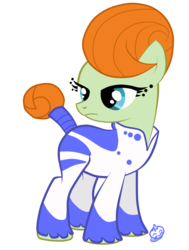 Size: 1280x1692 | Tagged: safe, artist:lilmandarin, stella lashes, earth pony, pony, g4, female, mare, simple background, solo, transparent background, vector