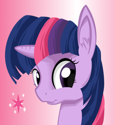 Size: 823x902 | Tagged: dead source, safe, artist:da-futaba, twilight sparkle, pony, g4, female, grin, mare, smiling, solo