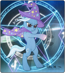 Size: 2065x2318 | Tagged: safe, artist:valorcrow, trixie, pony, g4, bipedal, female, high res, solo