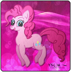 Size: 1318x1332 | Tagged: safe, artist:valorcrow, pinkie pie, earth pony, pony, g4, female, solo