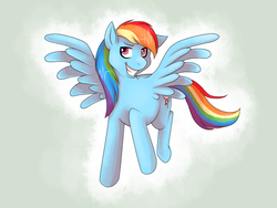 Size: 800x600 | Tagged: safe, artist:rosewhistle, rainbow dash, pony, g4, female, solo