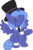 Size: 7000x10531 | Tagged: safe, artist:groxy-cyber-soul, princess luna, alicorn, pony, g4, absurd resolution, classy, female, filly, hat, monocle, simple background, solo, tea, top hat, transparent background, woona