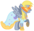 Size: 7675x6870 | Tagged: safe, artist:kres0185, derpy hooves, pegasus, pony, picture perfect pony, g4, absurd resolution, clothes, dress, female, mare, raised hoof, simple background, solo, transparent background, vector