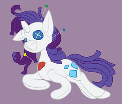 Size: 967x824 | Tagged: safe, rarity, pony, g4, doll, solo, voodoo doll