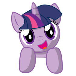 Size: 5000x5000 | Tagged: safe, artist:futurepatriot, twilight sparkle, pony, g4, absurd resolution, cute, female, filly, leaning, looking at you, open mouth, smiling, solo, younger
