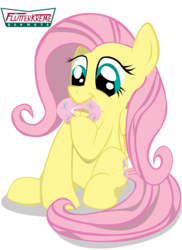 Size: 1750x2400 | Tagged: safe, artist:celrahk, fluttershy, pony, g4, cute, donut, shyabetes, simple background, solo, transparent background