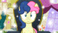 Size: 960x540 | Tagged: safe, artist:jan, bon bon, sweetie drops, earth pony, pony, picture perfect pony, g4, animated, female, mare, solo