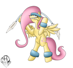 Size: 900x835 | Tagged: dead source, safe, artist:zephrysdaemon, fluttershy, pony, g4, exercise, female, solo