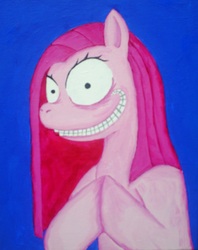 Size: 1104x1392 | Tagged: safe, artist:deshera, pinkie pie, earth pony, pony, g4, canvas, duo, painting, pinkamena diane pie