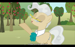 Size: 768x480 | Tagged: safe, screencap, mayor mare, g4, the super speedy cider squeezy 6000, youtube caption