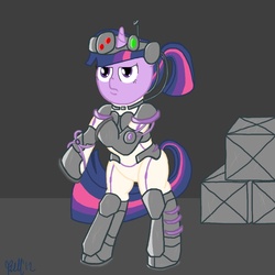 Size: 900x900 | Tagged: safe, artist:tamseph, twilight sparkle, g4, ghost (starcraft), starcraft