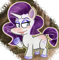 Size: 585x599 | Tagged: safe, artist:qluvic, rarity, pony, g4, human lips, solo