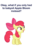 Size: 398x601 | Tagged: safe, apple bloom, g4, meta, text