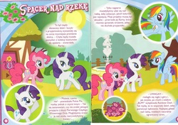 Size: 1600x1125 | Tagged: safe, pinkie pie, rainbow dash, rarity, g4, official, polish