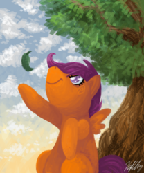 Size: 600x720 | Tagged: safe, artist:divinisity, scootaloo, pony, g4, female, solo