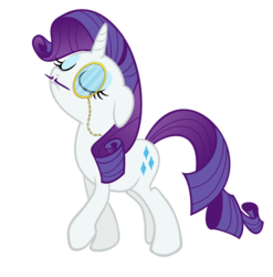 Size: 2248x2277 | Tagged: safe, artist:crimsonbirth, rarity, pony, unicorn, g4, female, high res, horn, mare, monocle, moustache, simple background, solo, transparent background