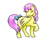 Size: 342x282 | Tagged: safe, artist:spirit-of-twilight, fluttershy, g1, g4, g4 to g1, generation leap