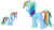 Size: 5604x3153 | Tagged: safe, artist:orangel8989, rainbow dash, scootaloo, pegasus, pony, g4, artifact, big grin, blue body, blue coat, blue fur, blue pony, blue wings, duo, duo female, dyed coat, dyed fur, dyed hair, dyed mane, dyed tail, female, filly, foal, folded wings, grin, looking at each other, looking at someone, magenta eyes, mare, multicolored hair, multicolored mane, multicolored tail, rainbow hair, rainbow tail, scootobsession, shocked, simple background, smiling, tail, transparent background, vector, wings