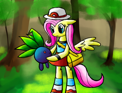 Size: 1300x1000 | Tagged: safe, artist:cyberfire22, fluttershy, g4, newbie artist training grounds, pokémon