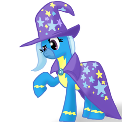 Size: 576x576 | Tagged: safe, artist:darkm0neo, trixie, pony, unicorn, g4, clothes, female, mare, solo, uniform, wonderbolts