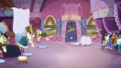 Size: 864x486 | Tagged: safe, g4, magical mystery cure, official, season 3, carousel boutique, official artwork