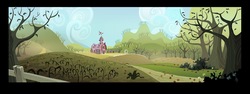 Size: 1590x600 | Tagged: safe, g4, magical mystery cure, official, season 3, official artwork, sweet apple acres