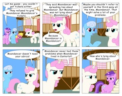 Size: 2583x2040 | Tagged: safe, artist:t-brony, amethyst star, cherry berry, linky, shoeshine, sparkler, twinkleshine, comic:friendship is tragic, g4, comic, high res, moondancer (tragic)