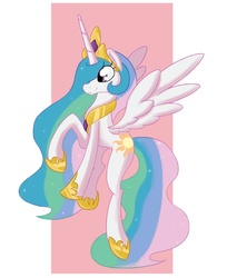 Size: 628x768 | Tagged: safe, artist:nikkuwalkanov, princess celestia, pony, g4, female, solo