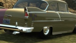 Size: 1280x720 | Tagged: safe, fluttershy, human, whale, g4, 1950s, 50s, automobile, barely pony related, bel air, brass knuckles, california, car, chevrolet, chevy, midnight club, midnight club: la, ponycar, save the whales, video game