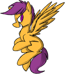 Size: 940x1076 | Tagged: safe, artist:ghost, scootaloo, pegasus, pony, g4, female, grin, solo